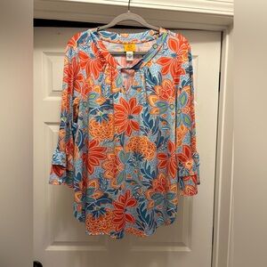 Ruby Rd. Floral Blouse